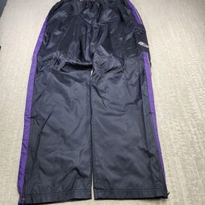 Vintage 90s Baltimore Ravens Track Pants Men Large Logo Athletic Baggy Wide Leg